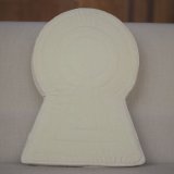 画像: 古墳クッション　Lサイズ　ホワイト◆ゆきこ(雪の古墳)◆